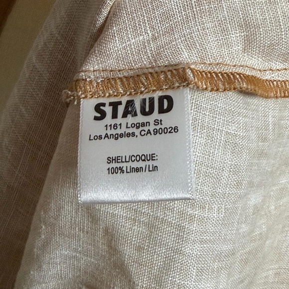 STAUD Laura Linen Dress Pastel Colors - Picture 12 of 14